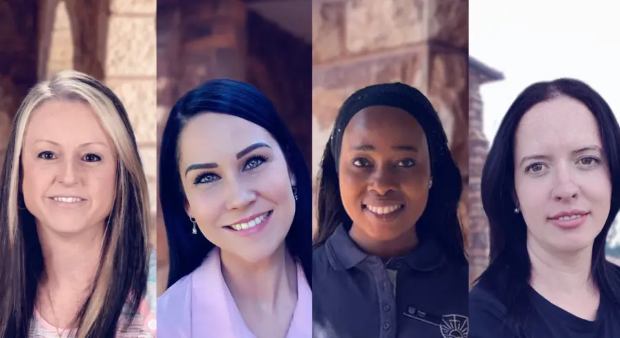 Portraits of the four Foundation Phase teachers